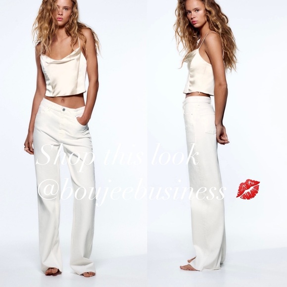 ZARA Wide Leg Jeans BNWT - Picture 1 of 5